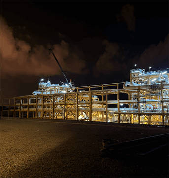 Oil and gas installation