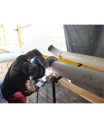 عملیات پایپینگ از خطوط  HOT LPG  پالایشگاه دهم پارس جنوبی